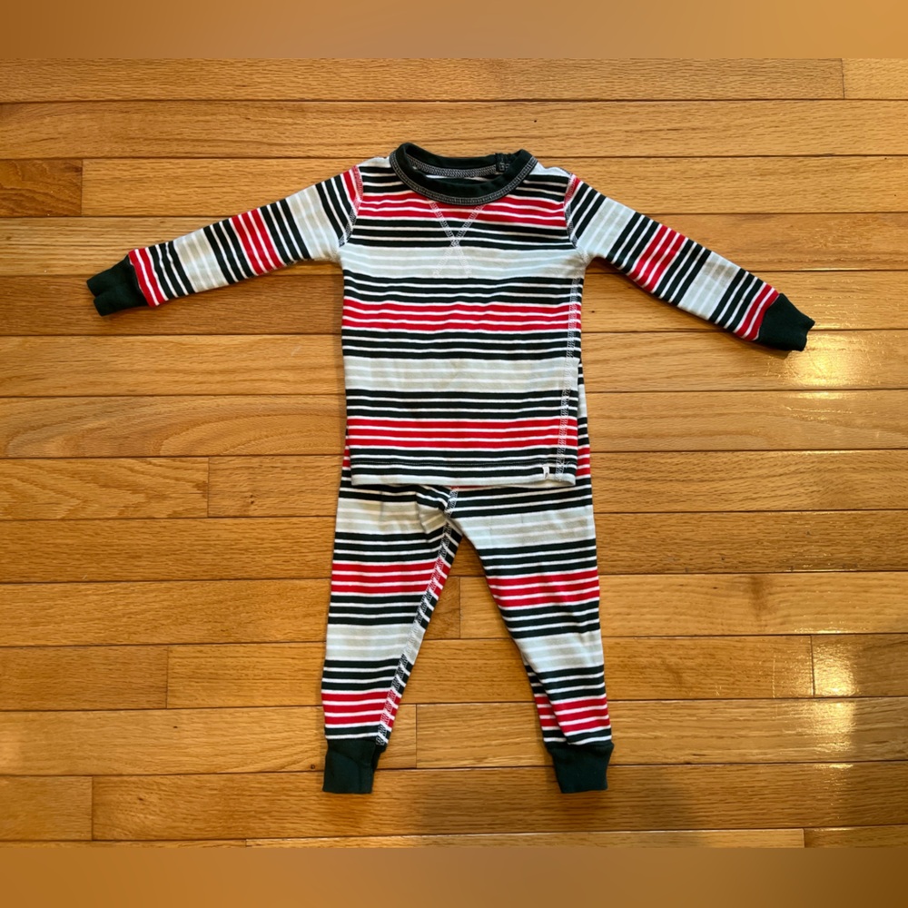 Pact Multicolor Striped Kids Footie - 18mo